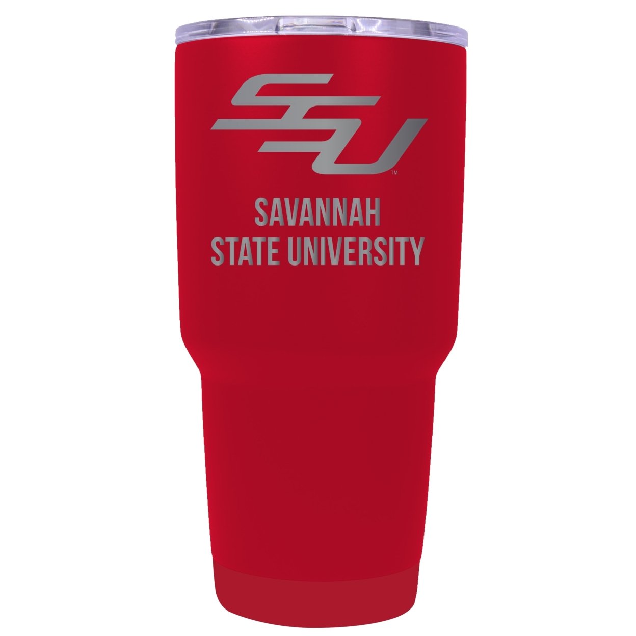 Savannah State University 24 Oz Laser Engraved Stainless Steel Insulated Tumbler - Choose Your Color. - Red