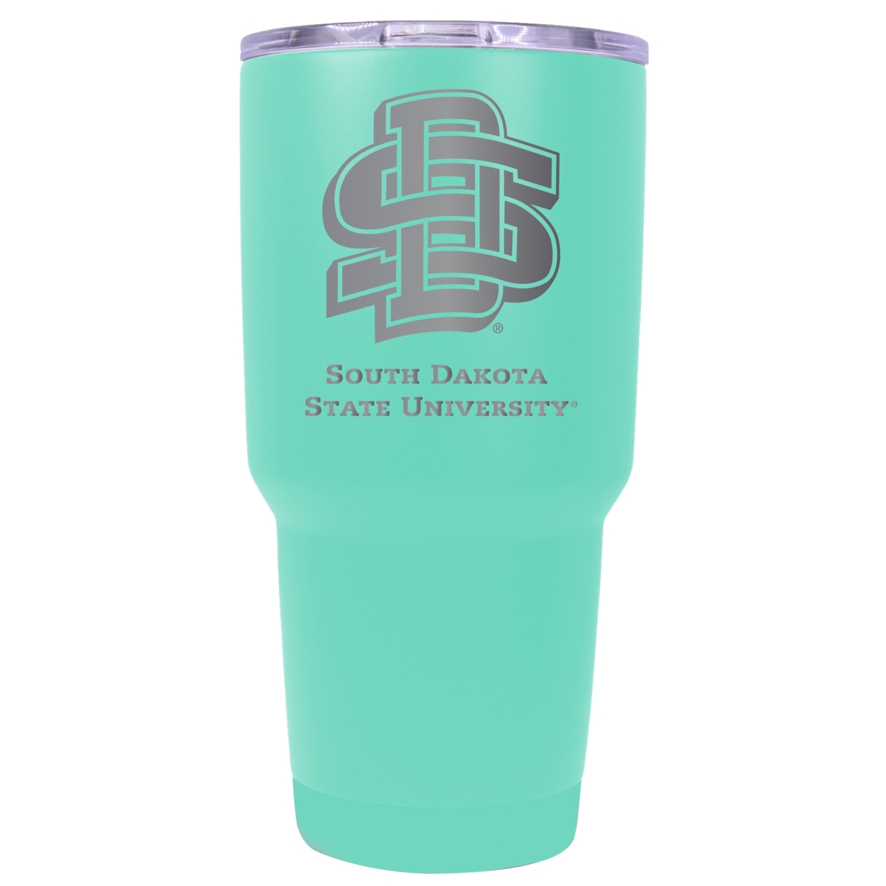 South Dakota State Jackrabbits 24 Oz Laser Engraved Stainless Steel Insulated Tumbler - Choose Your Color. - Coral