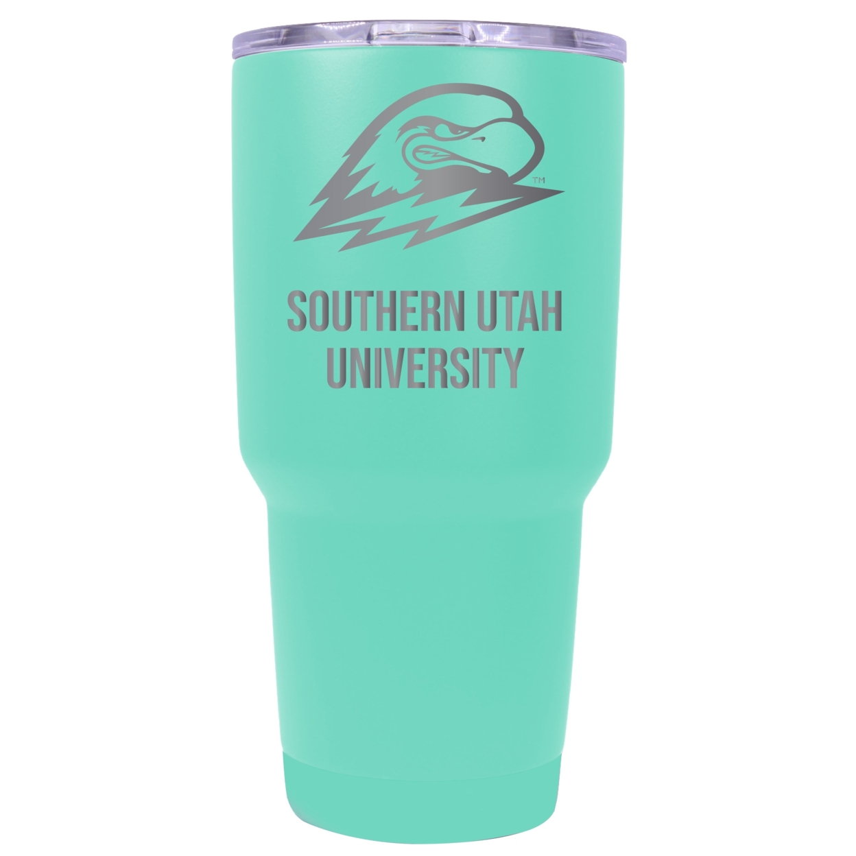 Southern Utah University 24 Oz Laser Engraved Stainless Steel Insulated Tumbler - Choose Your Color. - Coral