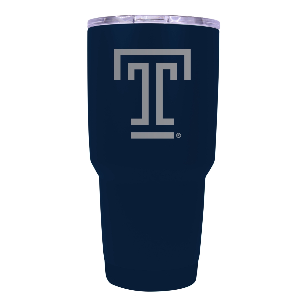 Temple University 24 Oz Laser Engraved Stainless Steel Insulated Tumbler - Choose Your Color. - Navy