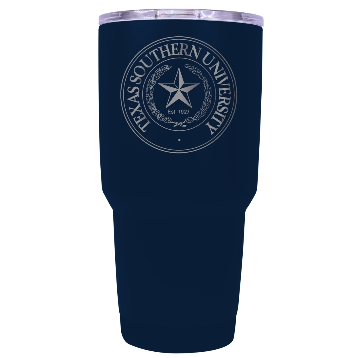 Texas Southern University 24 Oz Laser Engraved Stainless Steel Insulated Tumbler - Choose Your Color. - Navy