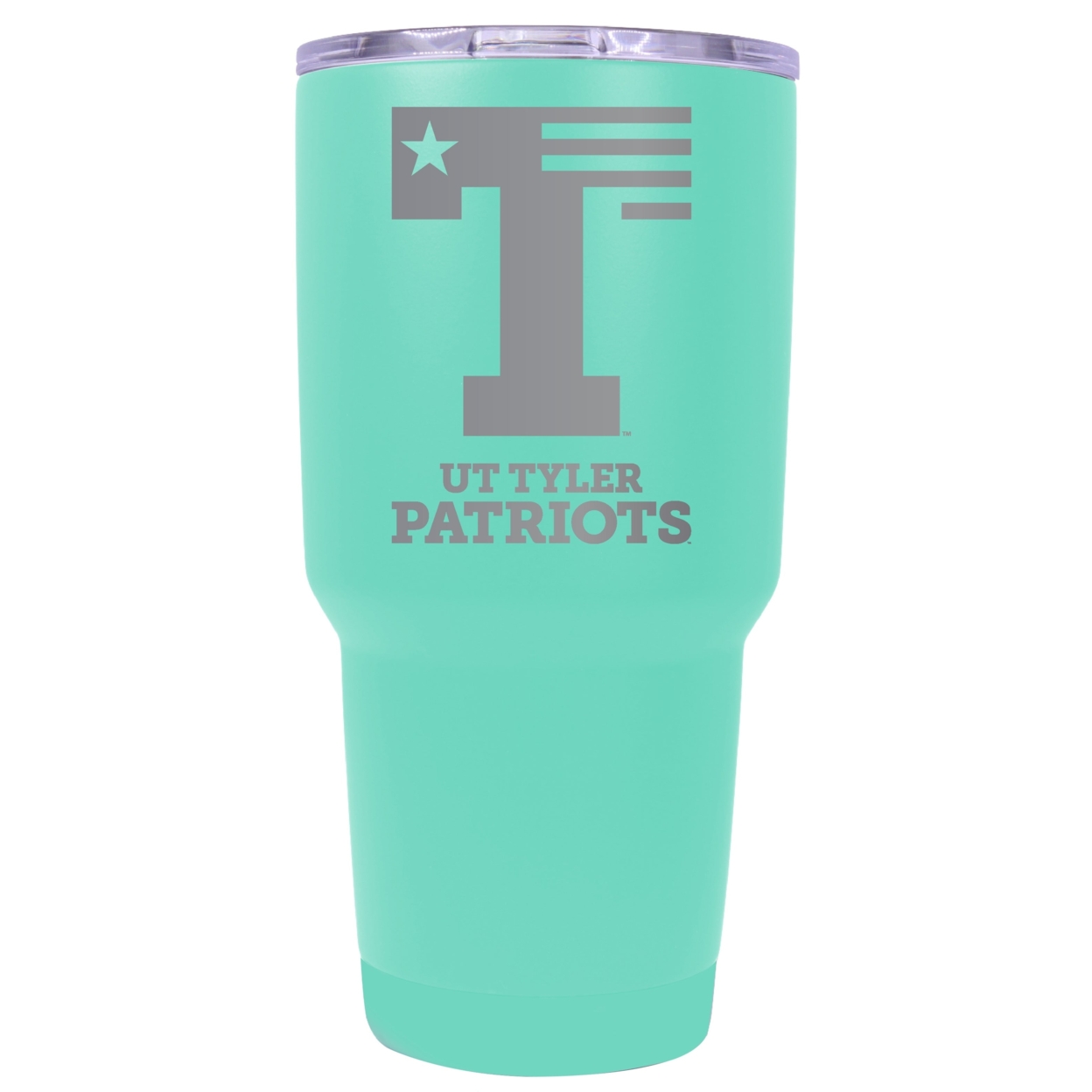 The University Of Texas At Tyler 24 Oz Laser Engraved Stainless Steel Insulated Tumbler - Choose Your Color. - Seafoam