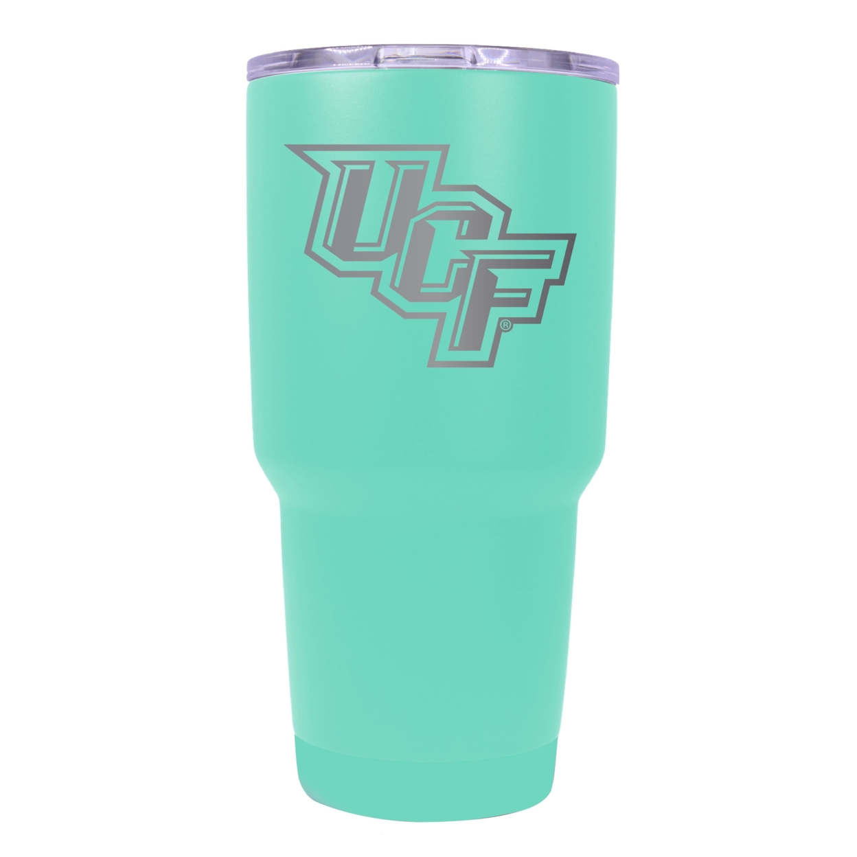 University Of Central Florida Knights 24 Oz Laser Engraved Stainless Steel Insulated Tumbler - Choose Your Color. - Seafoam