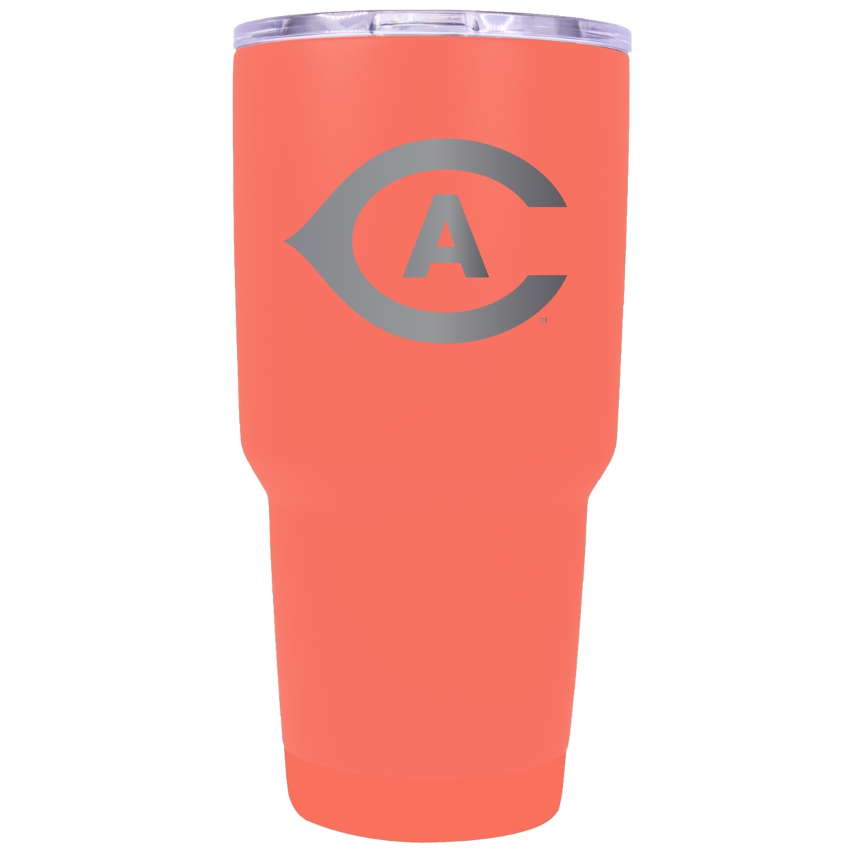 UC Davis Aggies 24 Oz Laser Engraved Stainless Steel Insulated Tumbler - Choose Your Color. - Coral