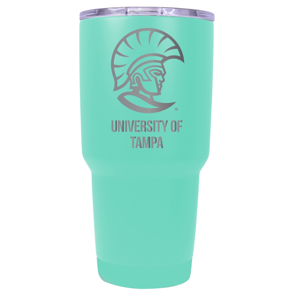 University Of Tampa Spartans 24 Oz Laser Engraved Stainless Steel Insulated Tumbler - Choose Your Color. - Seafoam