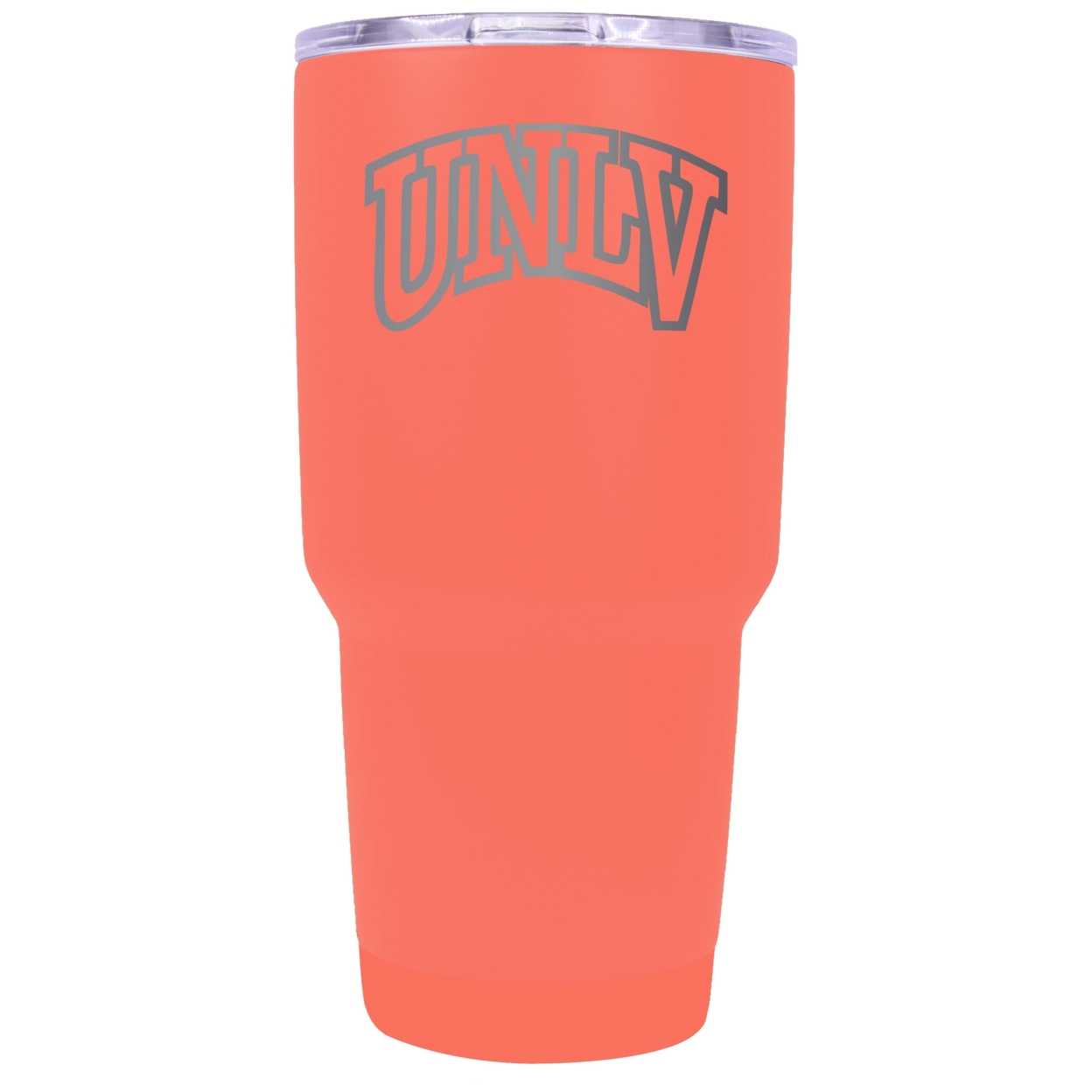UNLV Rebels 24 Oz Laser Engraved Stainless Steel Insulated Tumbler - Choose Your Color. - Coral