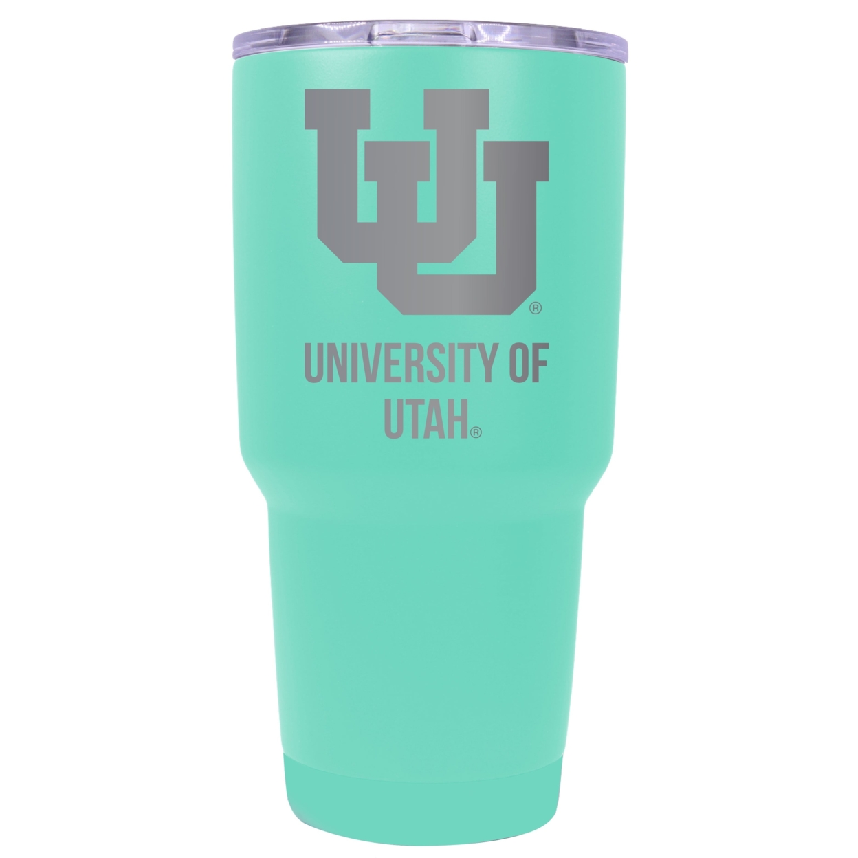 Utah Utes 24 Oz Laser Engraved Stainless Steel Insulated Tumbler - Choose Your Color. - Red