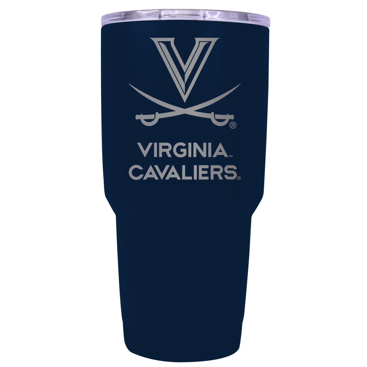 Virginia Cavaliers 24 Oz Laser Engraved Stainless Steel Insulated Tumbler - Choose Your Color. - Seafoam