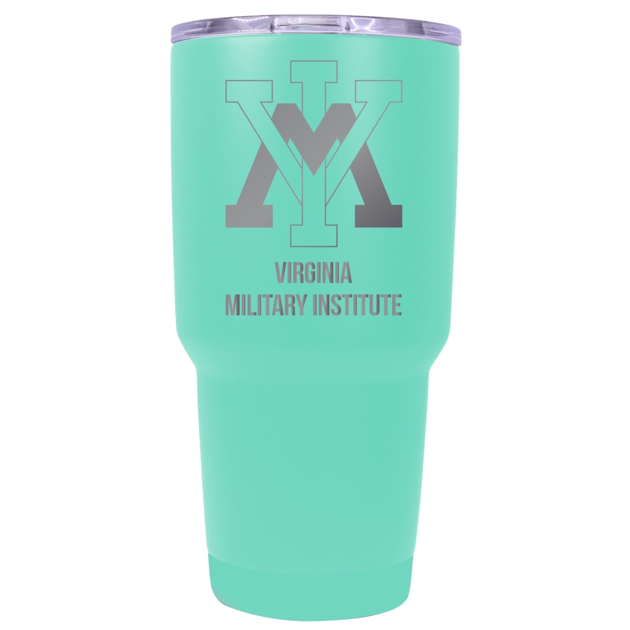 VMI Keydets 24 Oz Laser Engraved Stainless Steel Insulated Tumbler - Choose Your Color. - Seafoam