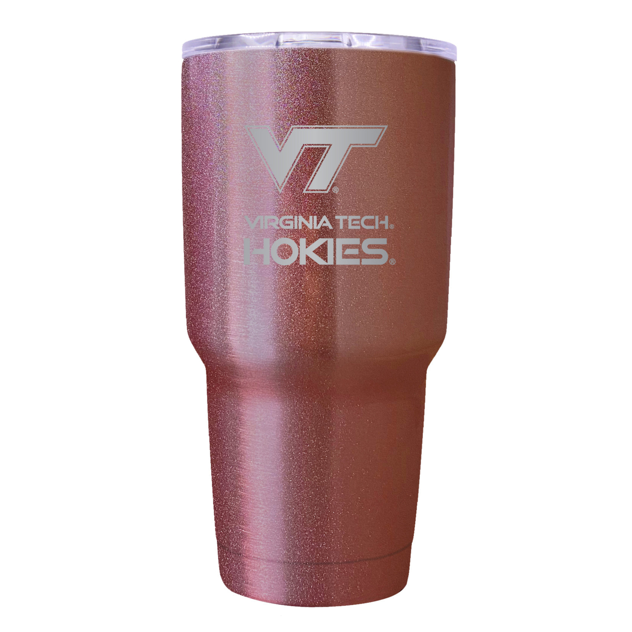 Virginia Tech Hokies 24 Oz Insulated Tumbler Etched - Rose Gold