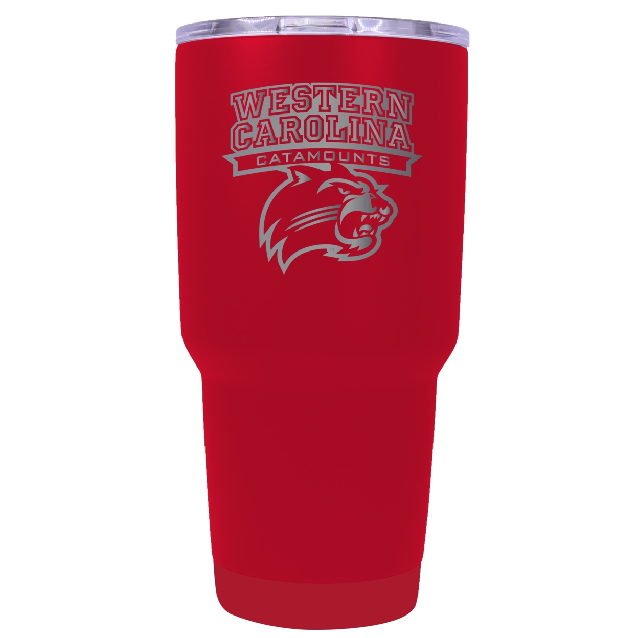 Western Carolina University 24 Oz Laser Engraved Stainless Steel Insulated Tumbler - Choose Your Color. - Coral