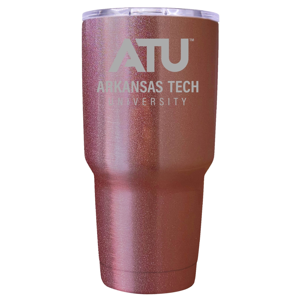 Arkansas Tech University 24 Oz Insulated Tumbler Etched - Rose Gold