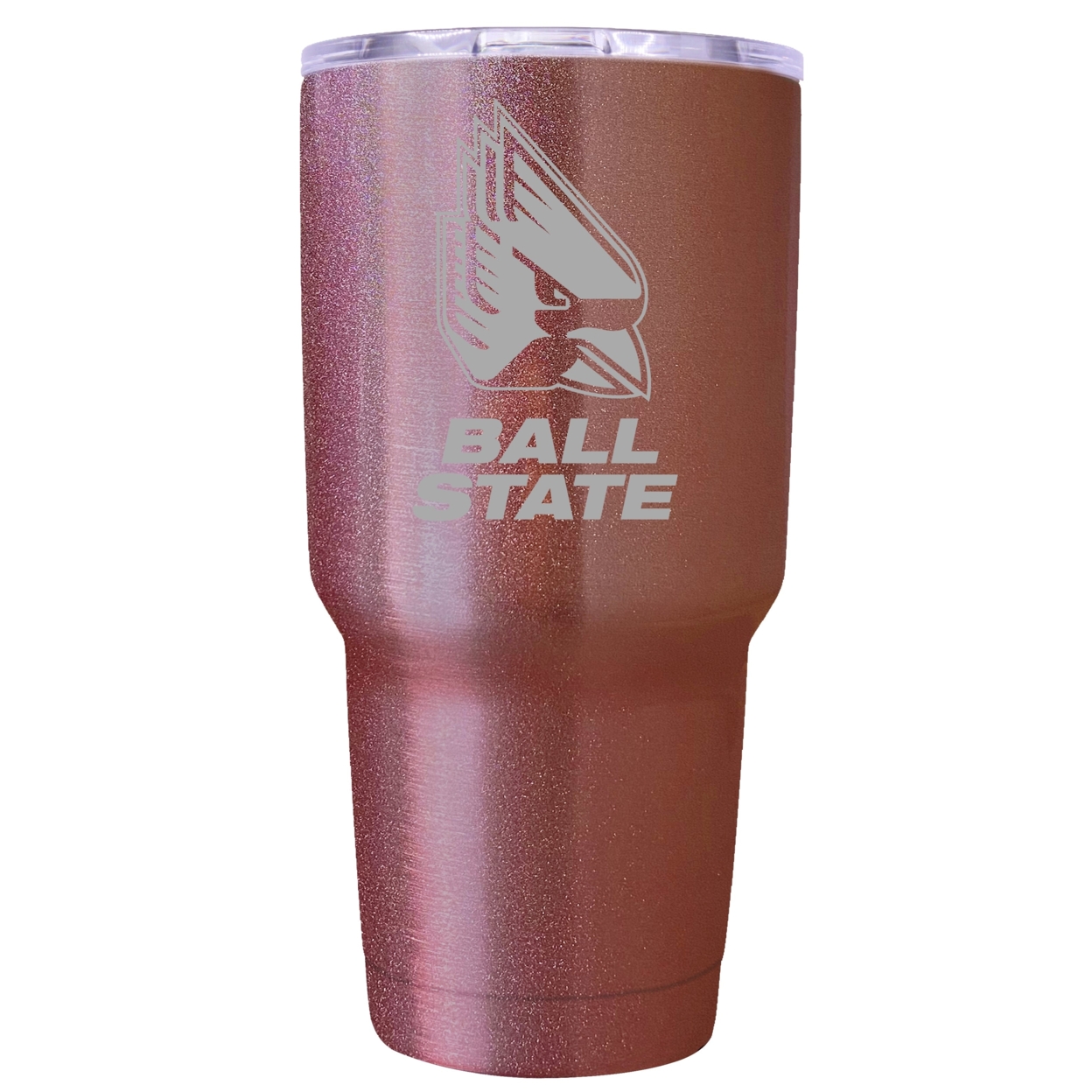 Ball State University 24 Oz Insulated Tumbler Etched - Rose Gold