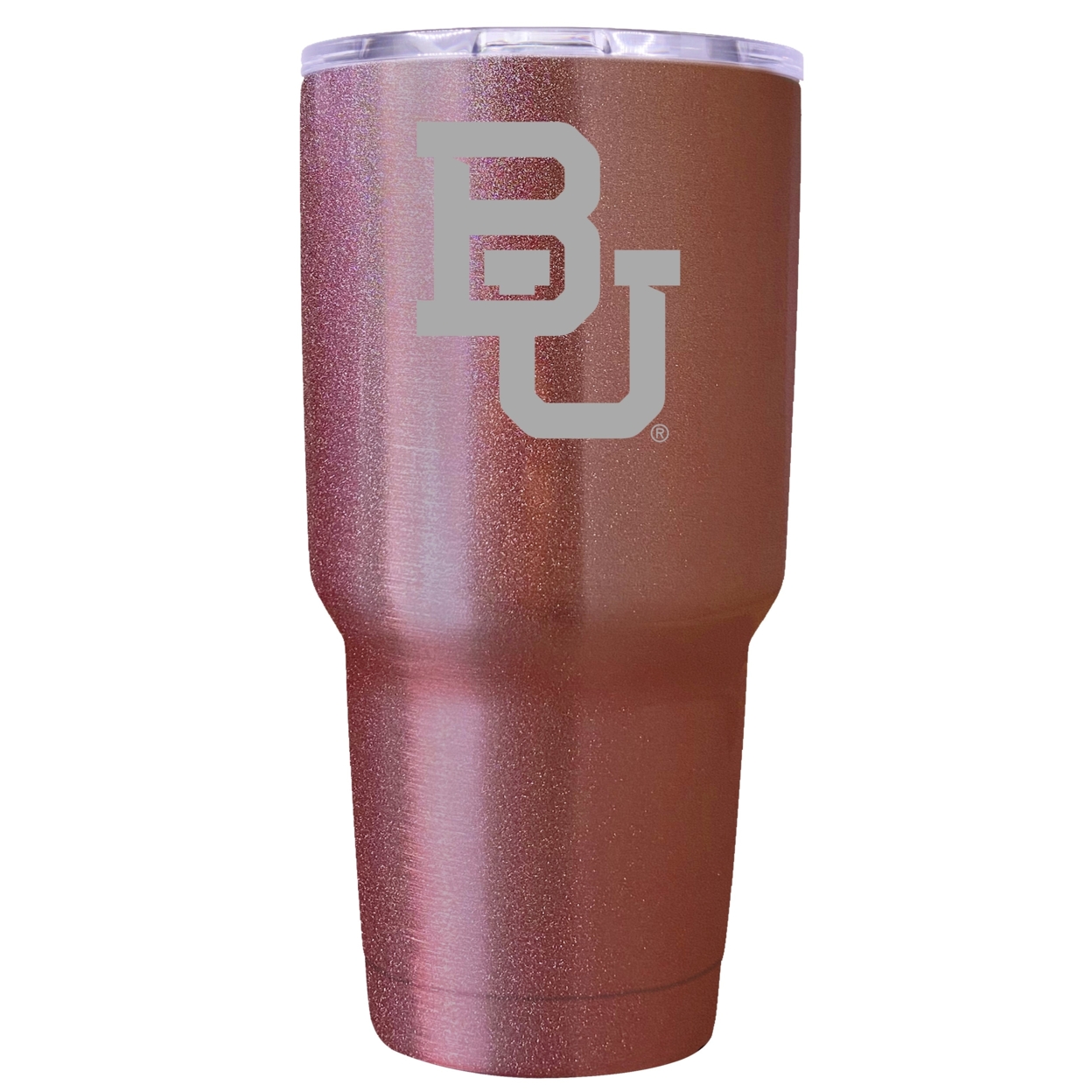 Baylor Bears 24 Oz Insulated Tumbler Etched - Rose Gold