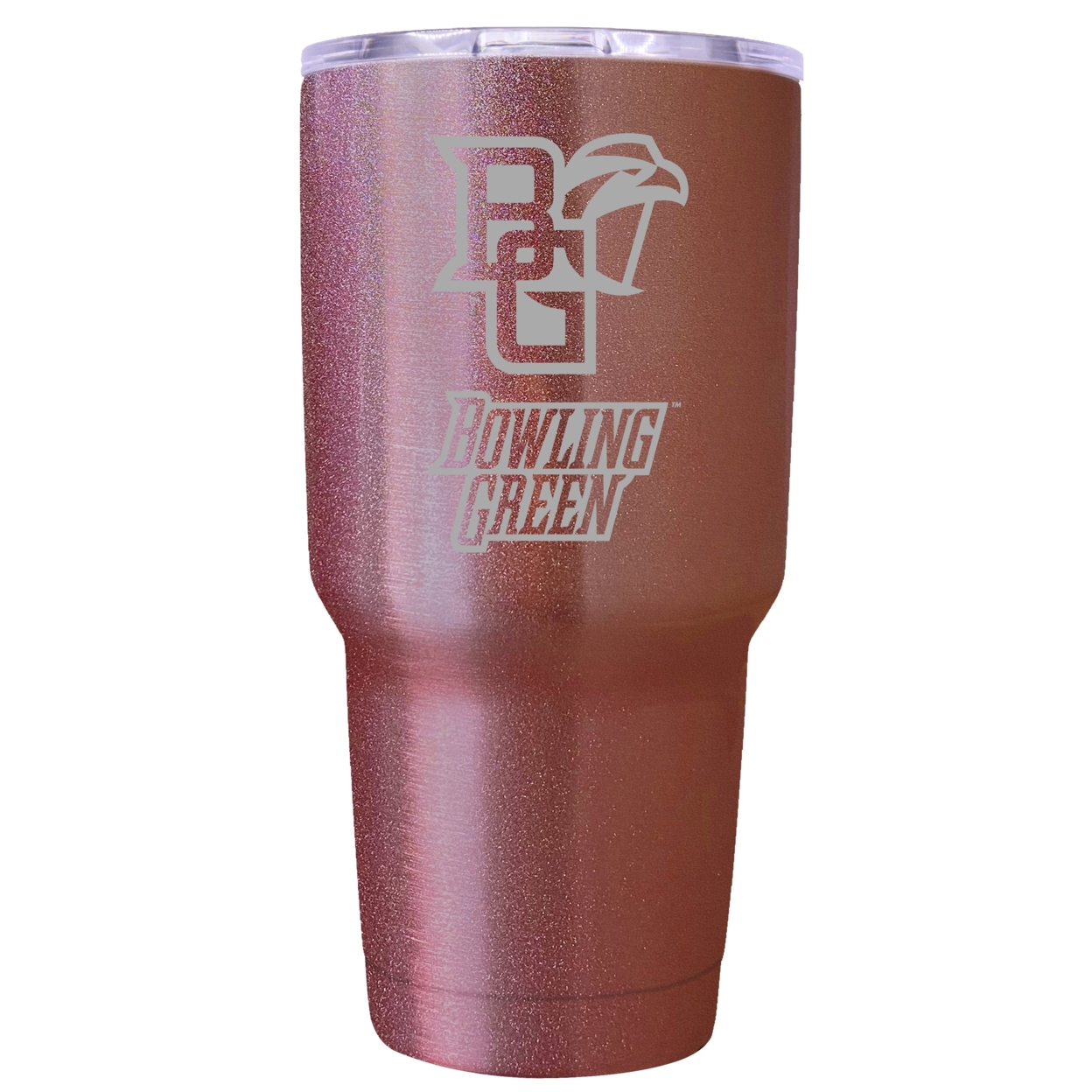 Bowling Green Falcons 24 Oz Insulated Tumbler Etched - Rose Gold