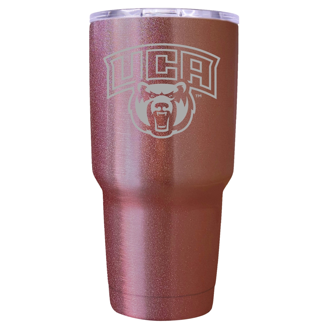 Central Arkansas Bears 24 Oz Insulated Tumbler Etched - Rose Gold