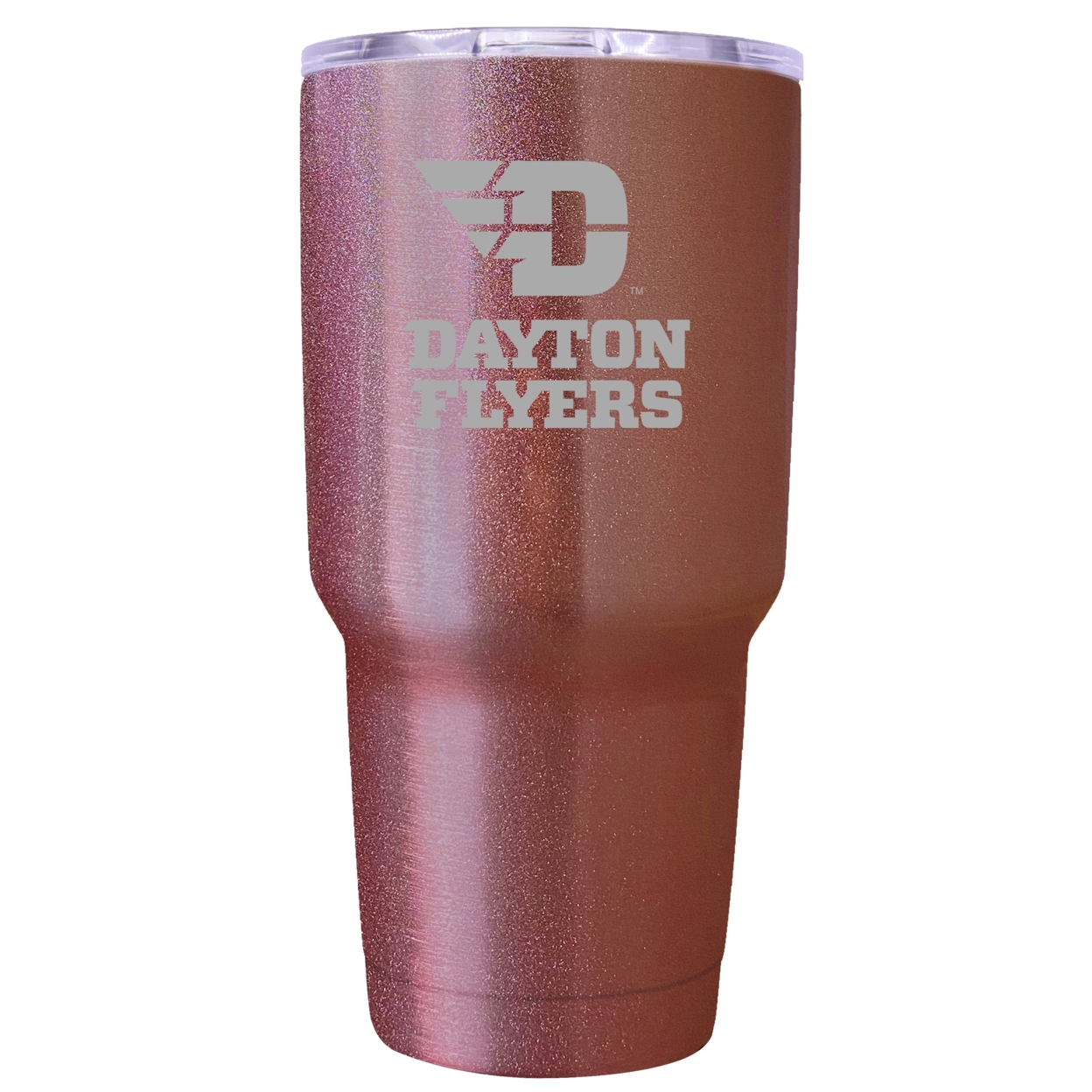 Dayton Flyers 24 Oz Insulated Tumbler Etched - Rose Gold