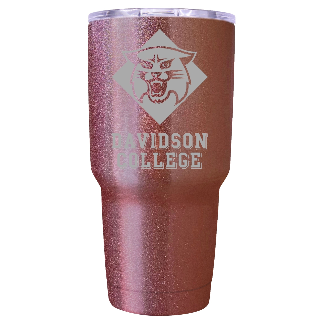 Davidson College 24 Oz Insulated Tumbler Etched - Rose Gold