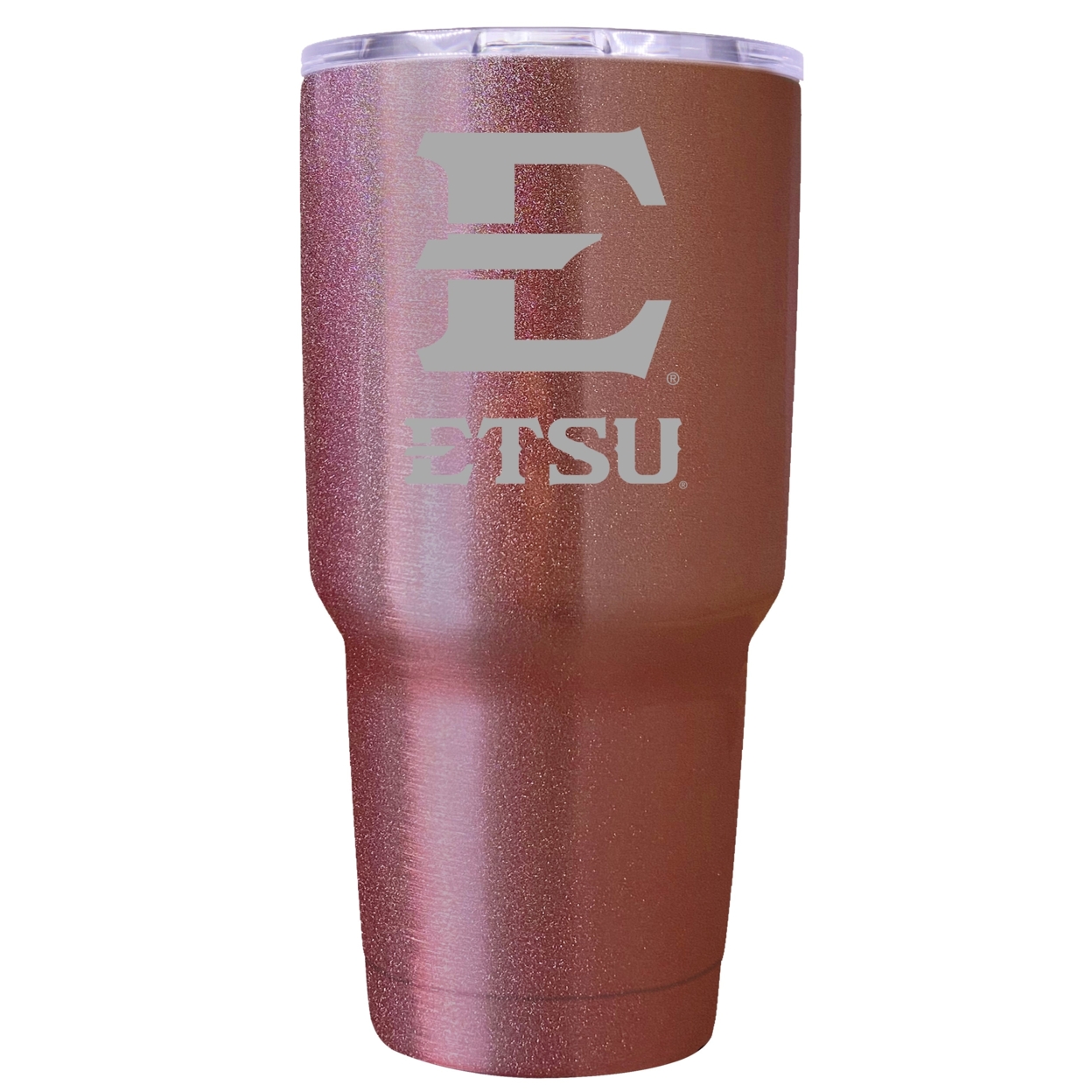 East Tennessee State University 24 Oz Insulated Tumbler Etched - Rose Gold
