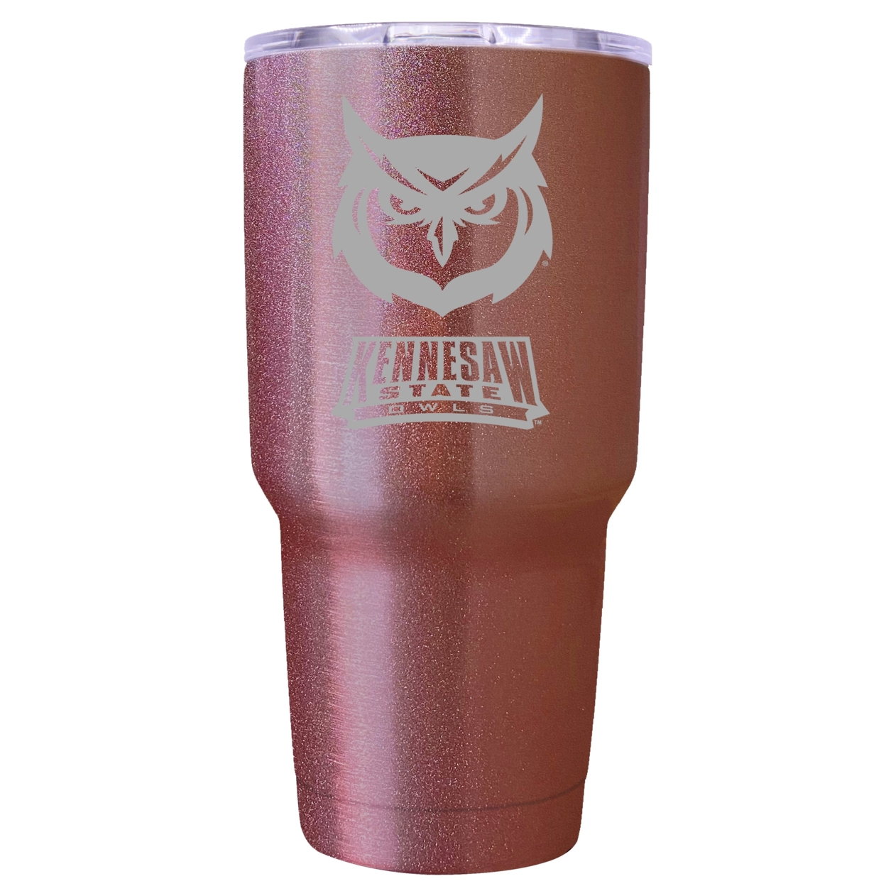 Kennesaw State University 24 Oz Insulated Tumbler Etched - Rose Gold