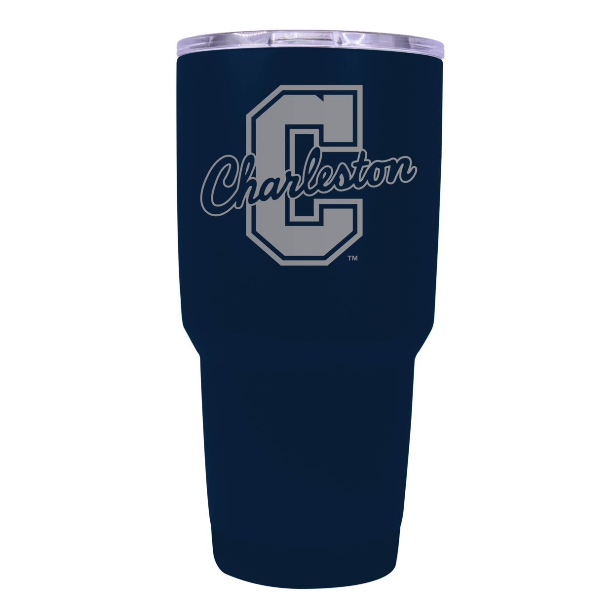 College Of Charleston 24 Oz Laser Engraved Stainless Steel Insulated Tumbler - Choose Your Color. - Red
