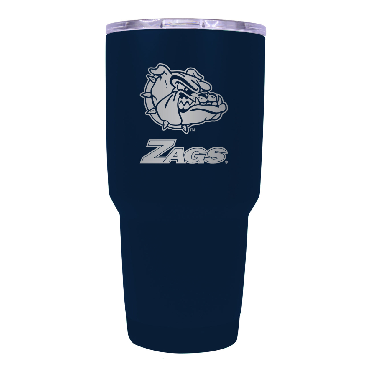 Gonzaga Bulldogs 24 Oz Insulated Tumbler Etched - Choose Your Color - Seafoam