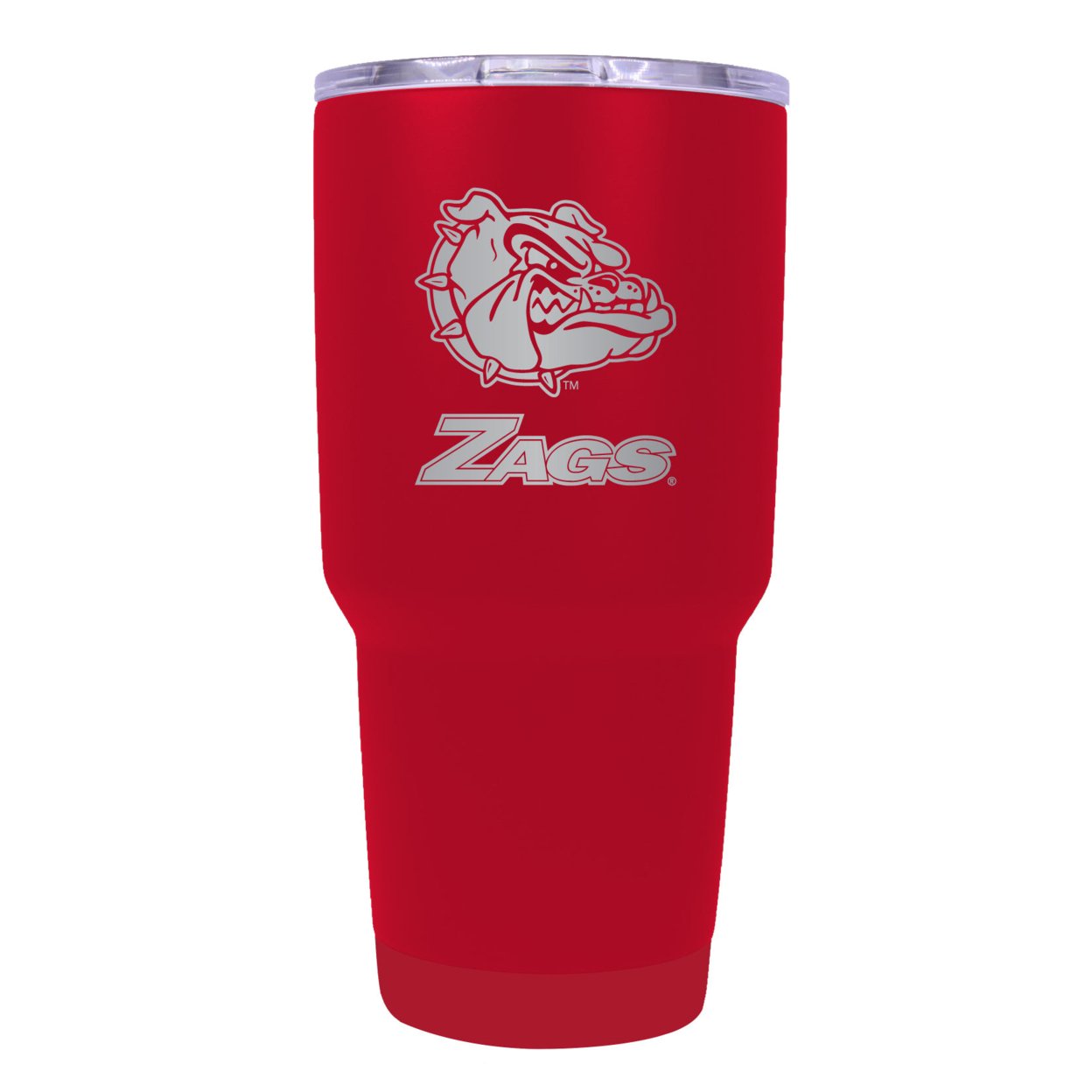 Gonzaga Bulldogs 24 Oz Insulated Tumbler Etched - Choose Your Color - Red