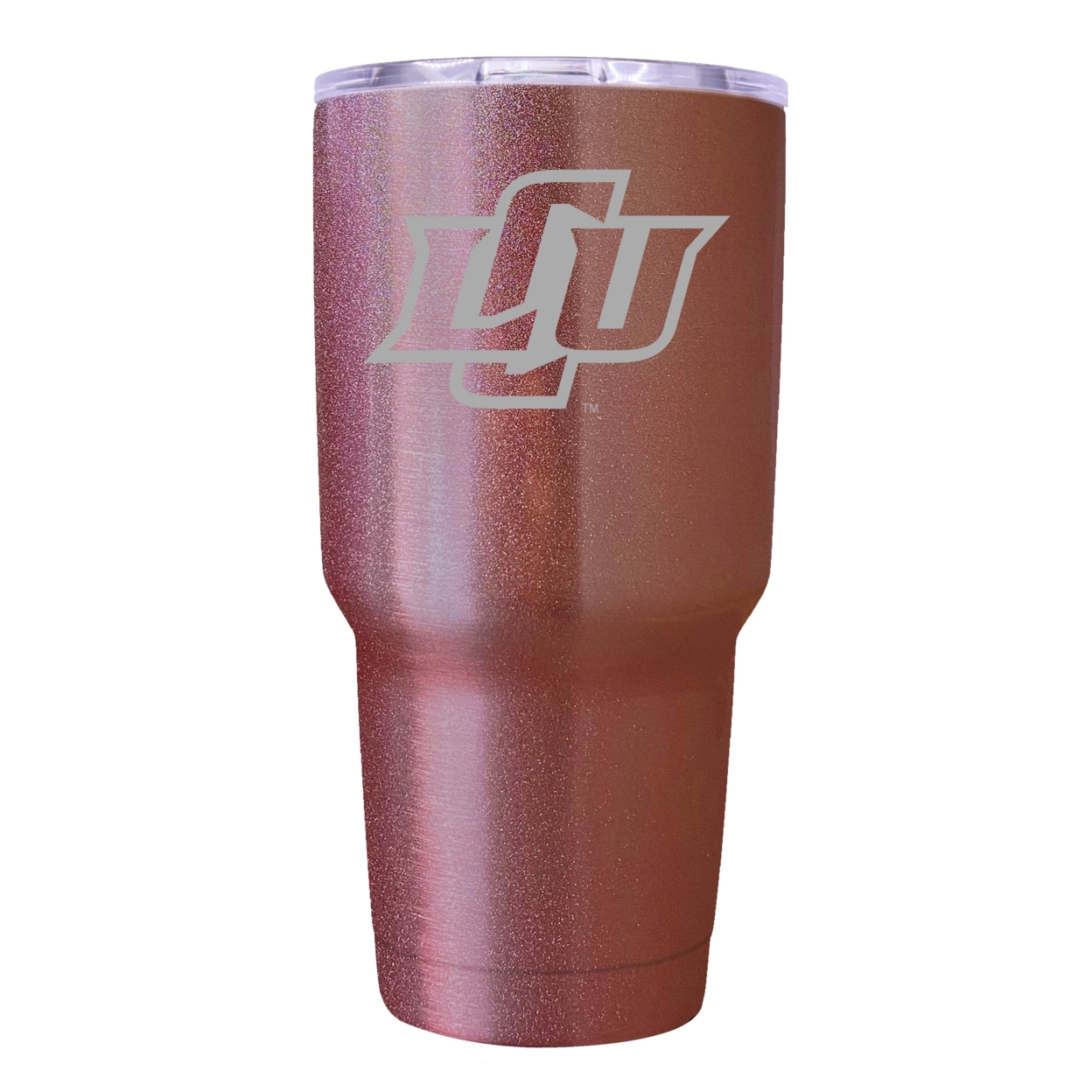 Lubbock Christian University Chaparral 24 Oz Insulated Tumbler Etched - Rose Gold