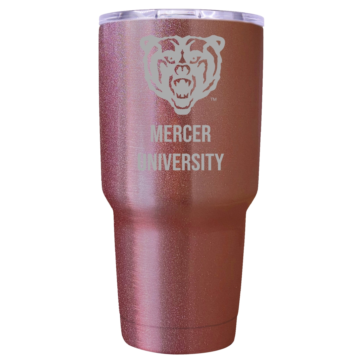 Mercer University 24 Oz Insulated Tumbler Etched - Rose Gold