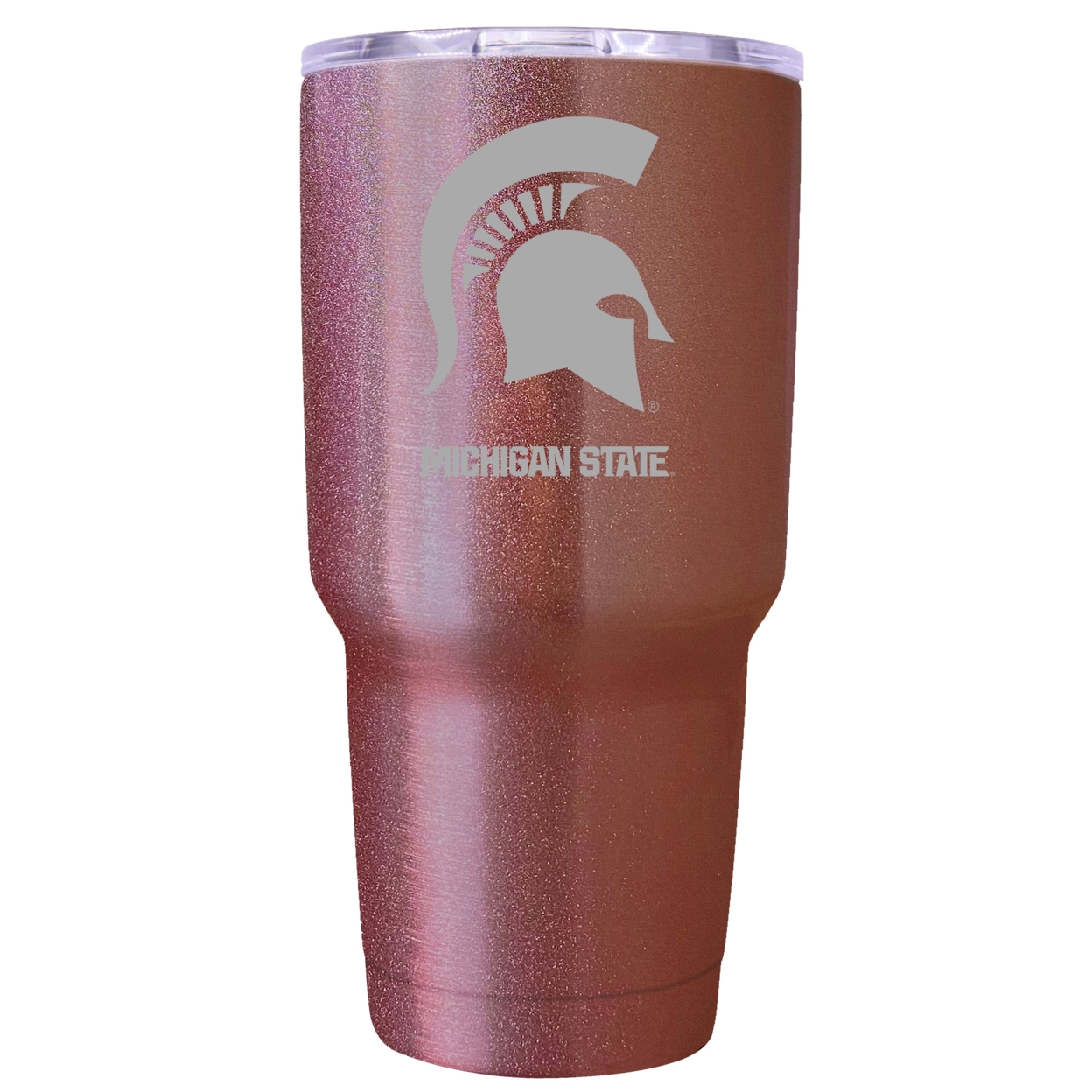 Michigan State Spartans 24 Oz Insulated Tumbler Etched - Rose Gold