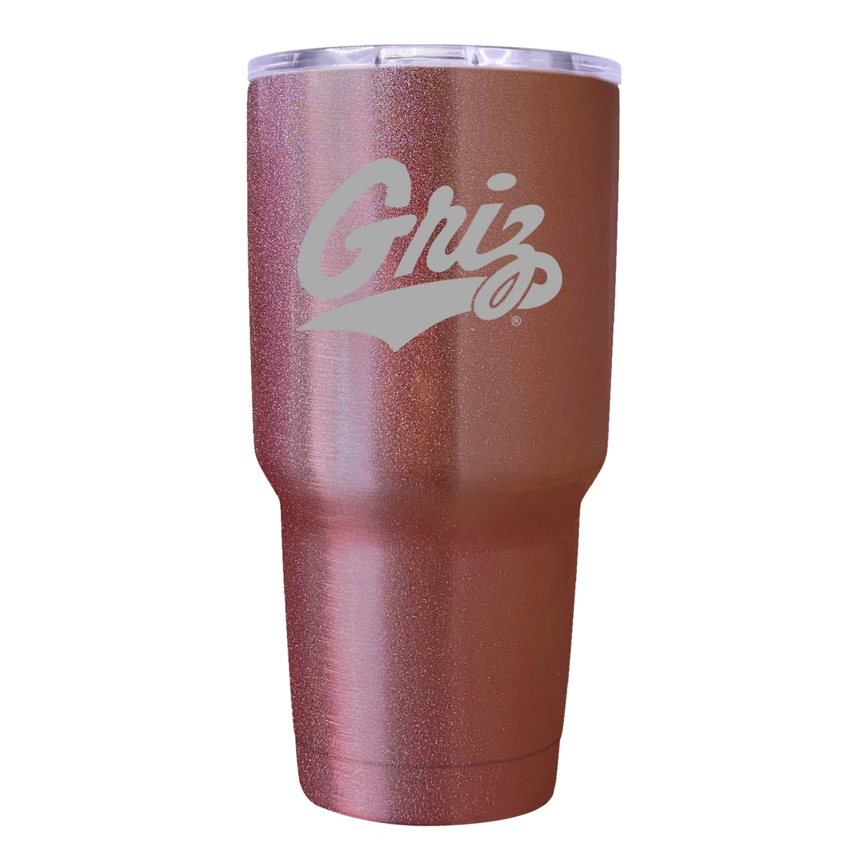 Montana University 24 Oz Insulated Tumbler Etched - Rose Gold