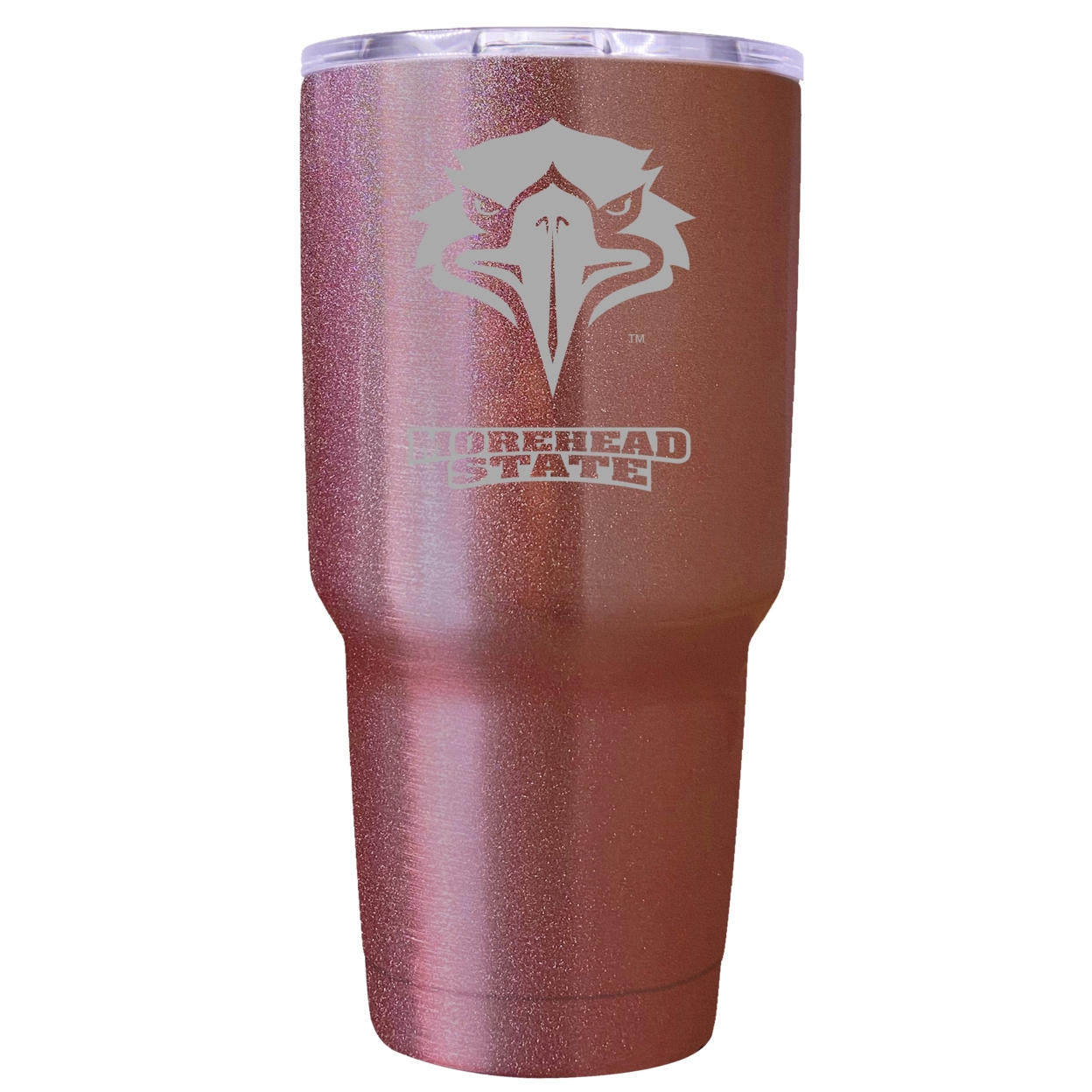 Morehead State University 24 Oz Insulated Tumbler Etched - Rose Gold