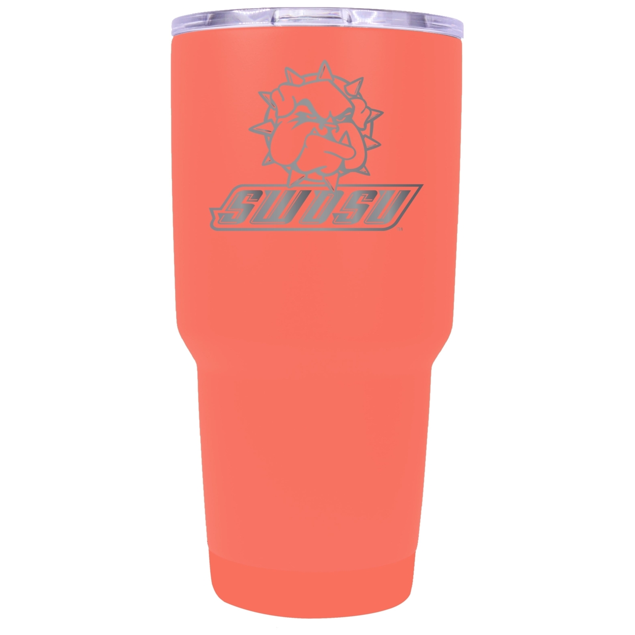Southwestern Oklahoma State 24 Oz Insulated Tumbler Etched - Choose Your Color - White
