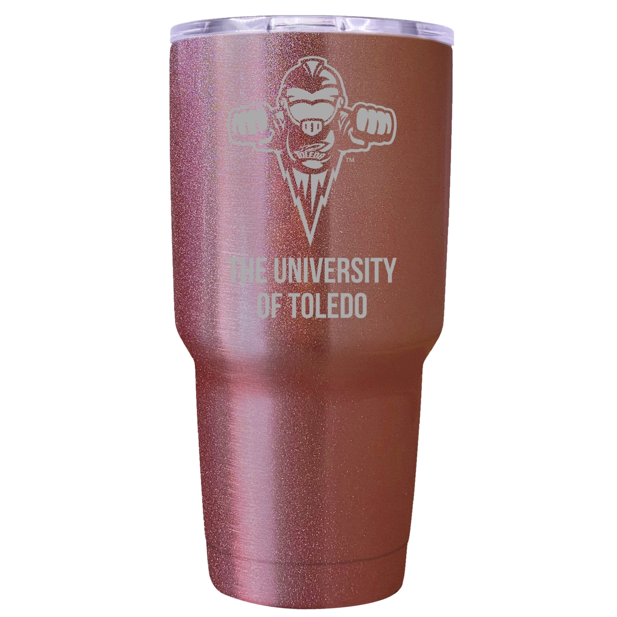 Toledo Rockets 24 Oz Insulated Tumbler Etched - Rose Gold
