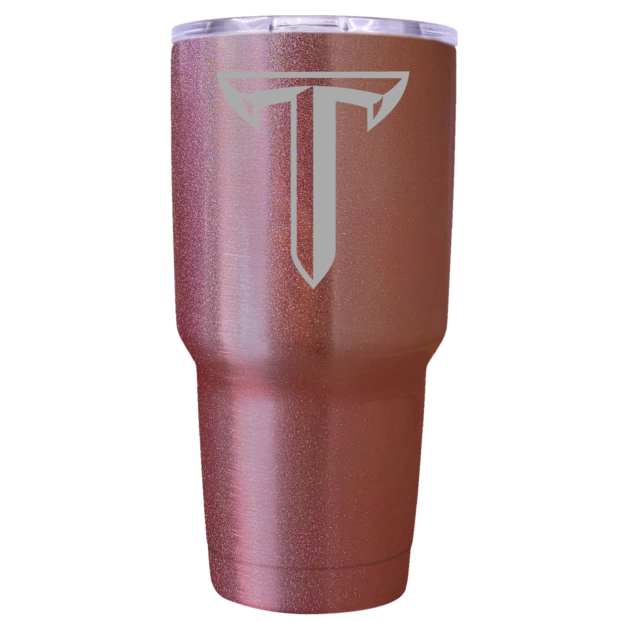 Troy University 24 Oz Insulated Tumbler Etched - Rose Gold