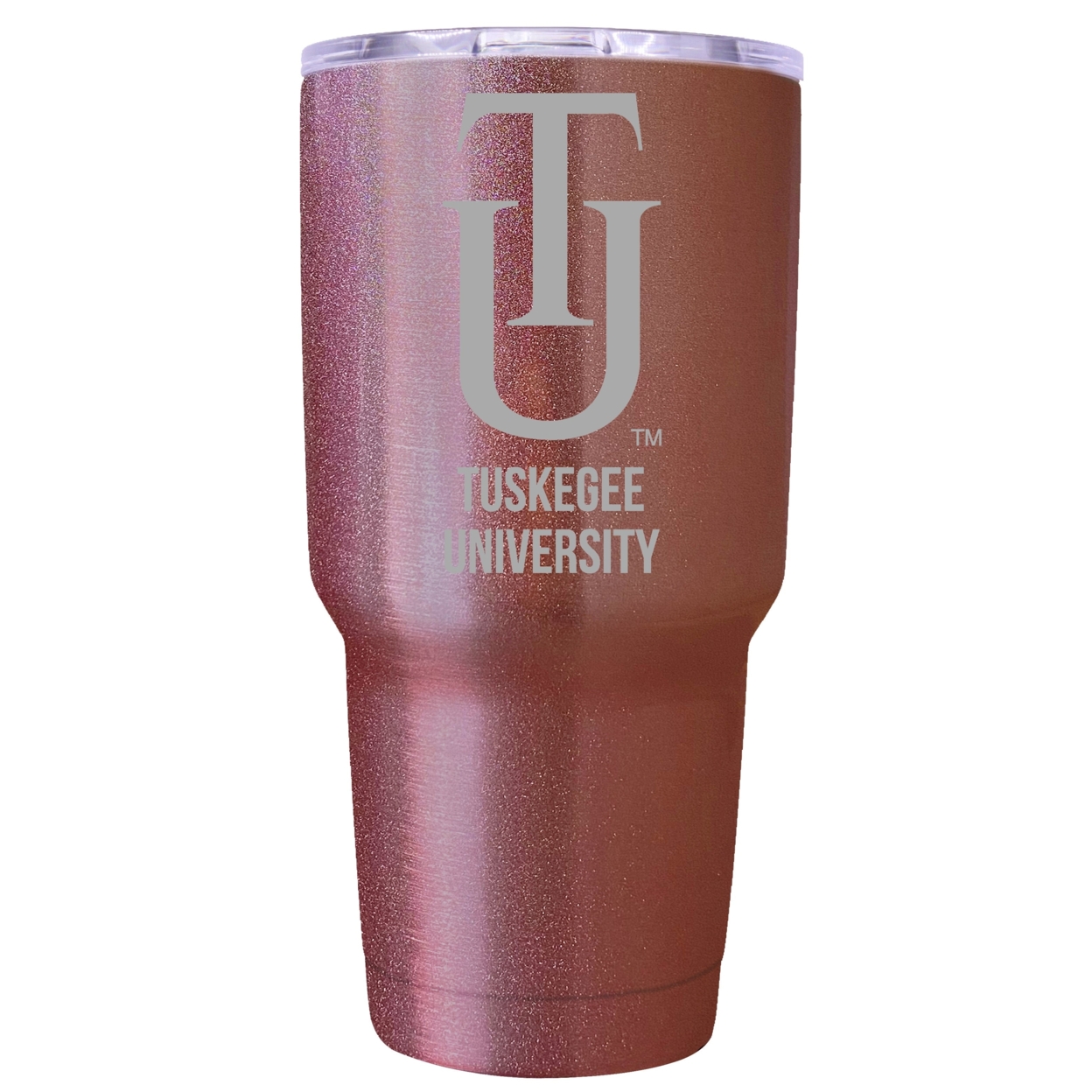 Tuskegee University 24 Oz Insulated Tumbler Etched - Rose Gold