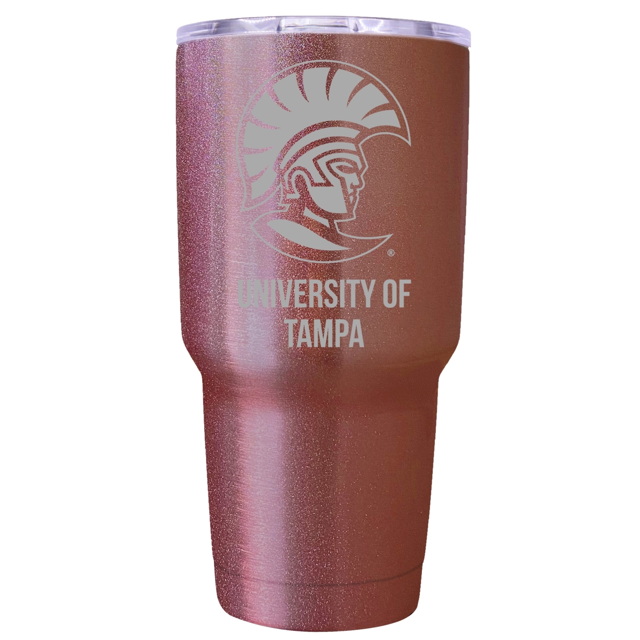 University Of Tampa Spartans 24 Oz Insulated Tumbler Etched - Rose Gold