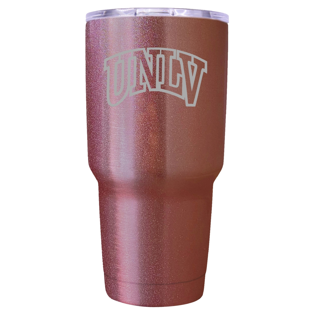 UNLV Rebels 24 Oz Insulated Tumbler Etched - Rose Gold