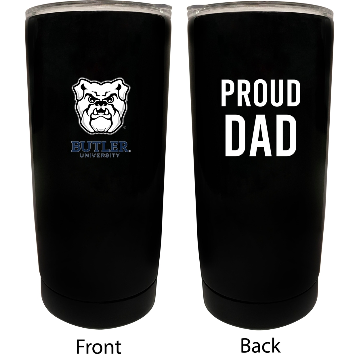 Butler Bulldogs Proud Dad 16 Oz Insulated Stainless Steel Tumblers