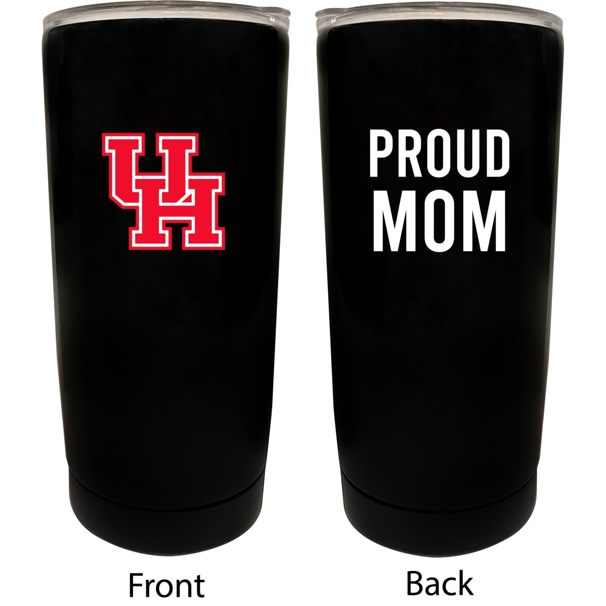 University Of Houston Proud Mom 16 Oz Insulated Stainless Steel Tumblers