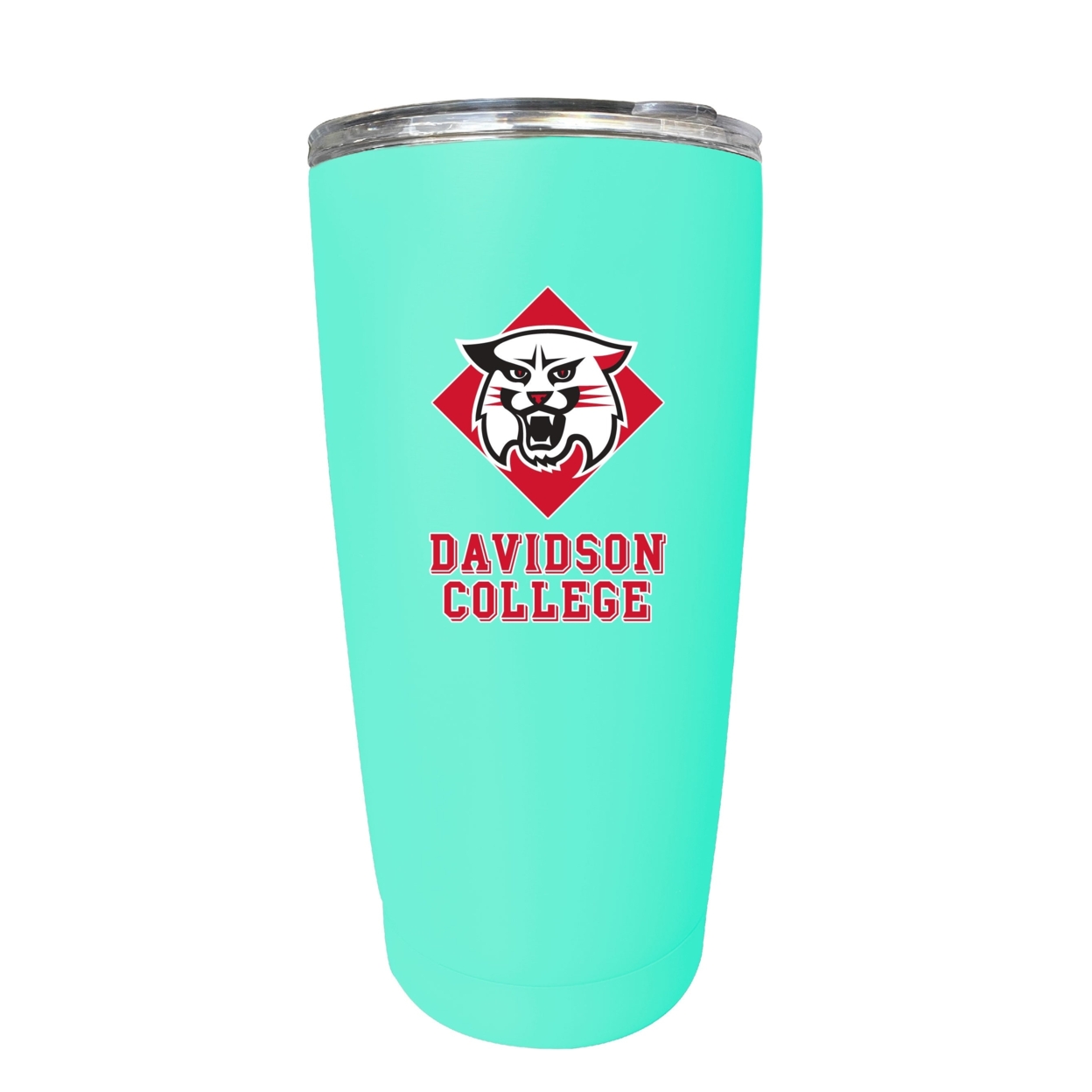 Davidson College 16 Oz Insulated Stainless Steel Tumblers - Choose Your Color - Seafoam
