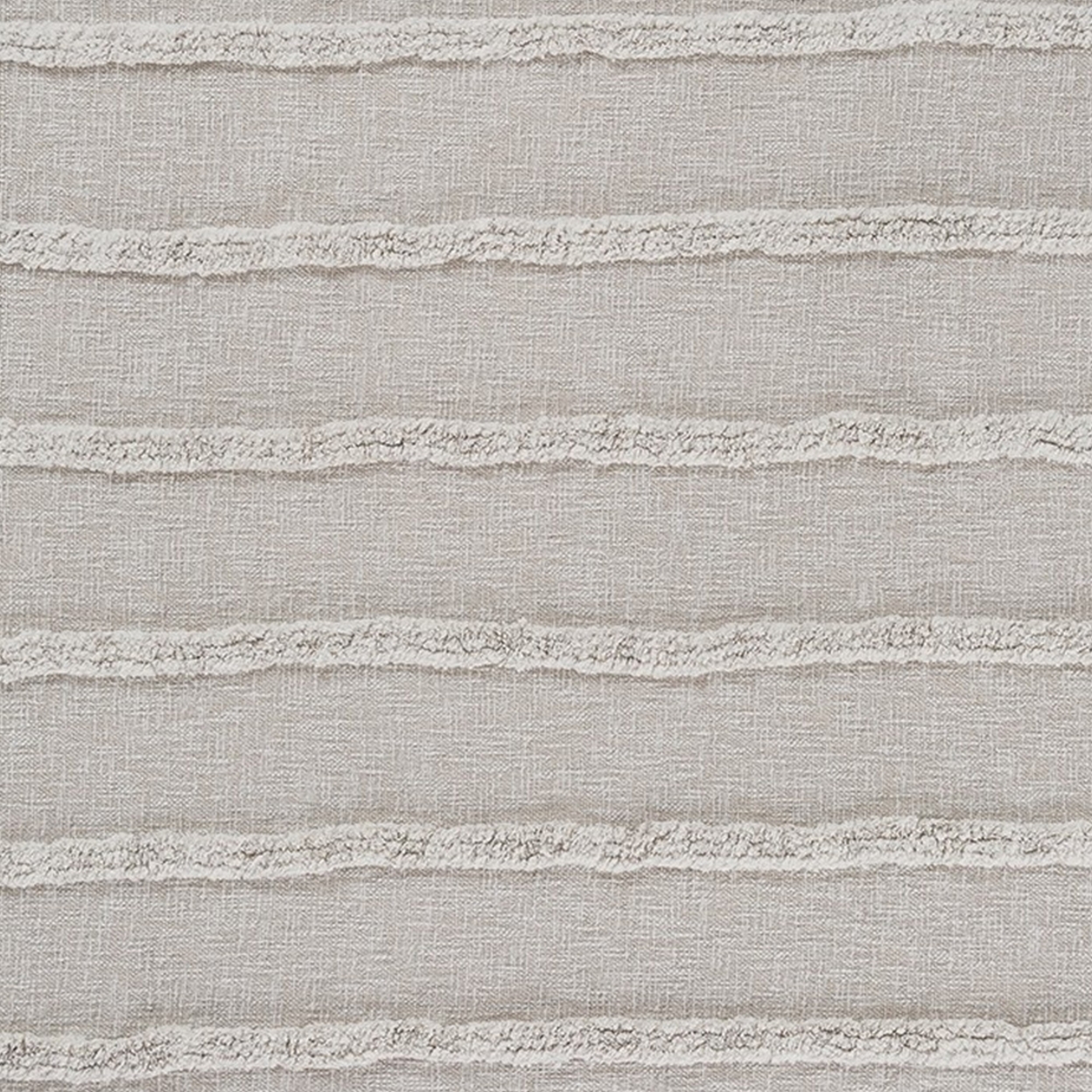 60 Inch Modern Soft Cotton Throw Blanket, Stonewashed Stripe Design, Gray- Saltoro Sherpi