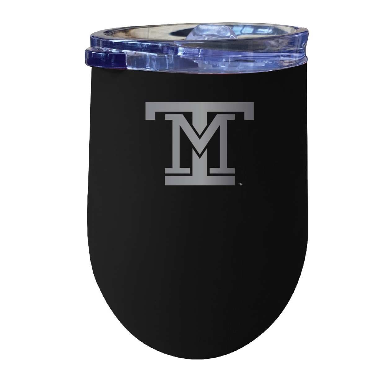 Montana Tech 12 Oz Etched Insulated Wine Stainless Steel Tumbler - Choose Your Color - Black