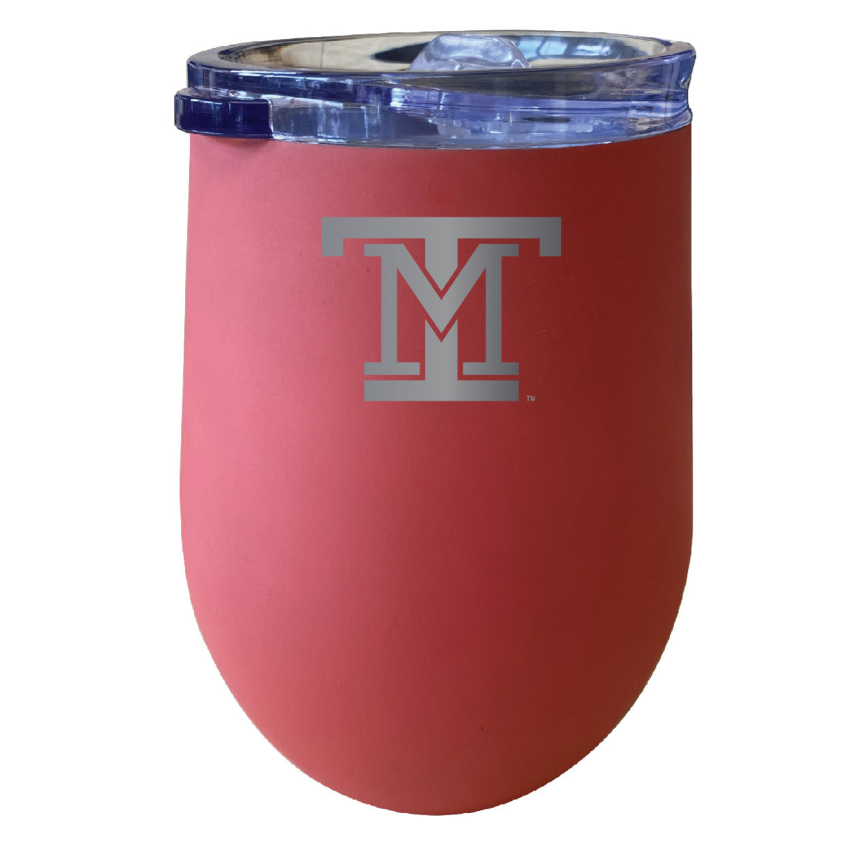 Montana Tech 12 Oz Etched Insulated Wine Stainless Steel Tumbler - Choose Your Color - White