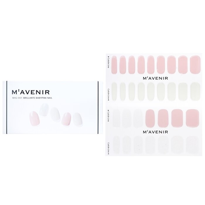 Mavenir - Nail Sticker (Pink) - # Brillante Babypink Nail(32pcs)