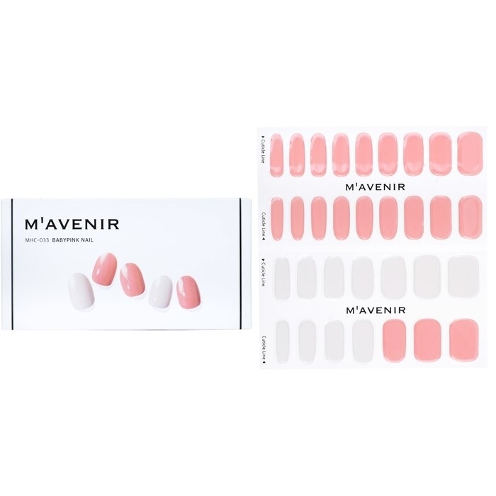 Mavenir - Nail Sticker (Pink) - # Babypink Nail(32pcs)