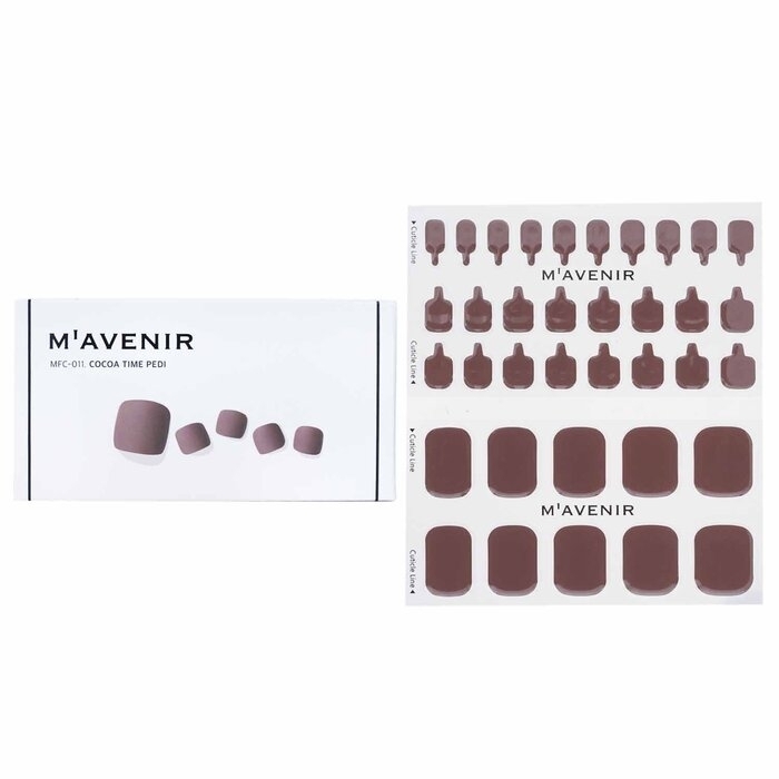 Mavenir - Nail Sticker (Brown) - # Cocoa Time Pedi(36pcs)