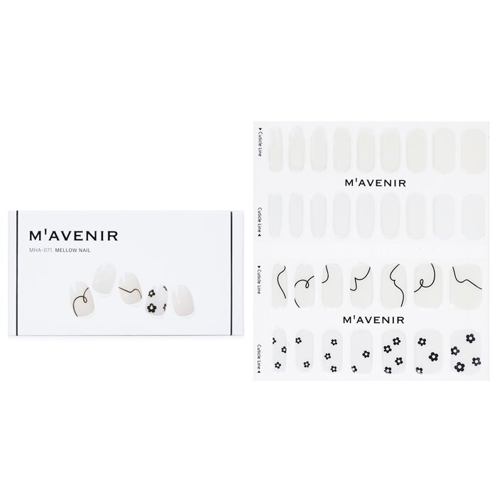 Mavenir - Nail Sticker (White) - # Mellow Nail(32pcs)