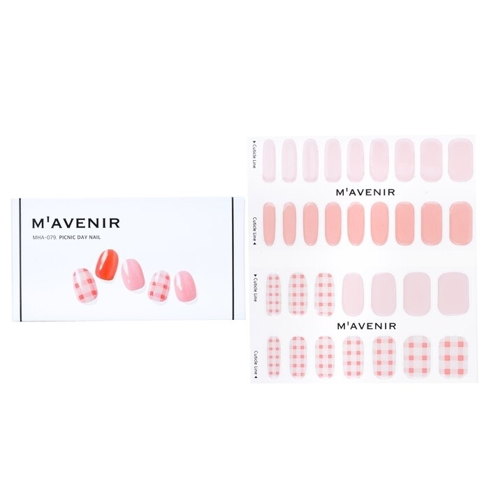 Mavenir - Nail Sticker (Pink) - # Picnic Day Nail(32pcs)