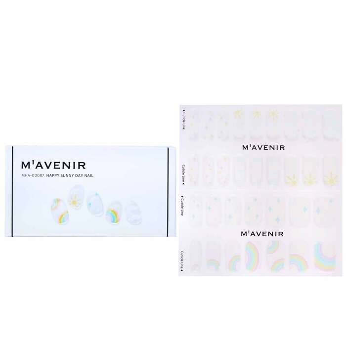 Mavenir - Nail Sticker (White) - # Happy Sunny Day Nail(32pcs)